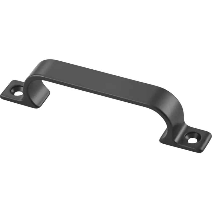Hermeta handgreep meubelgreep opschroevend 128 mm zwart