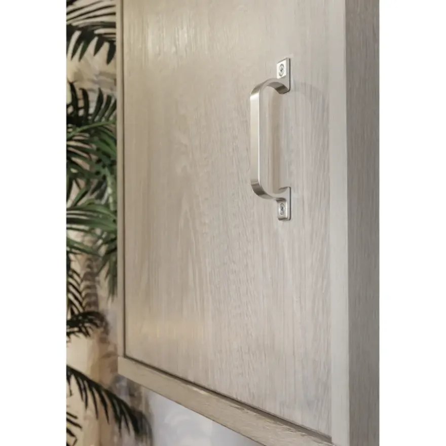 Hermeta meubelgreep handgreep opschroevend 160 mm naturel