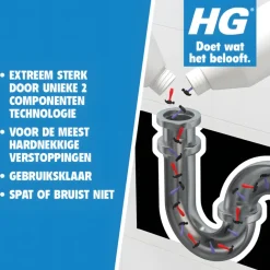 HG duo ontstopper 2 stuks 500 ml