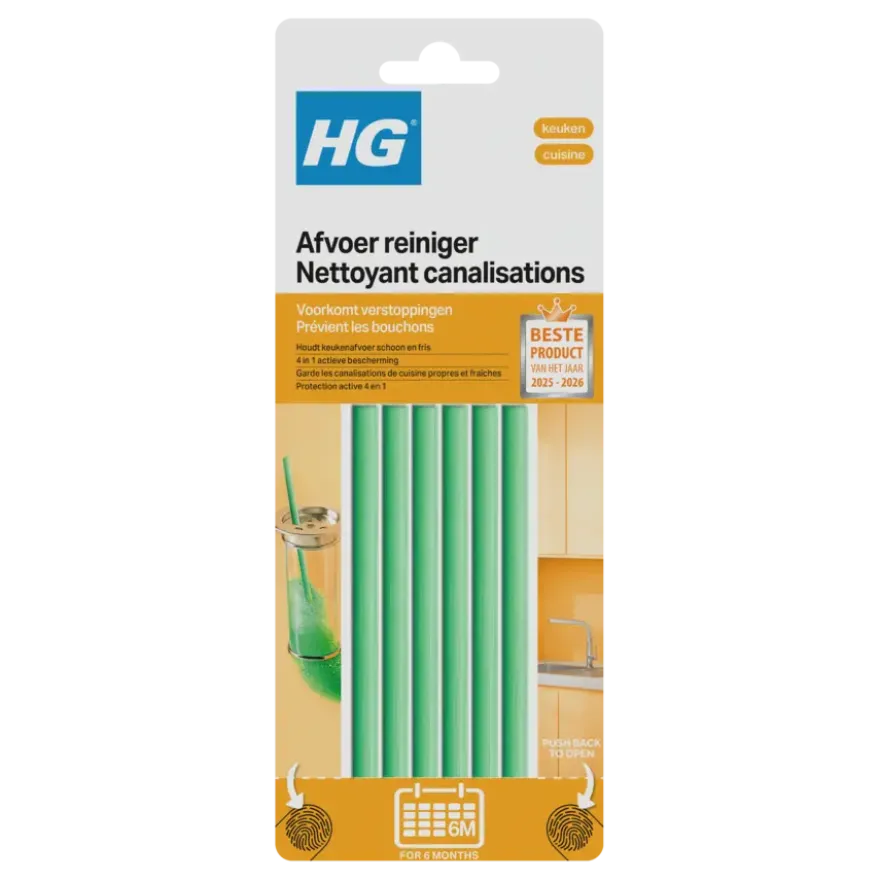 HG Eco Afvoerontstopper 6 sticks