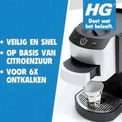 HG koffiemachine ontkalker citroenzuur 500 ml