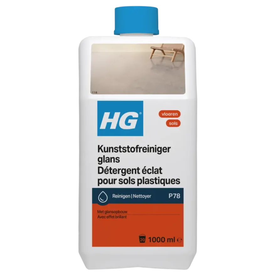 HG kunststof glansreiniger 1 liter