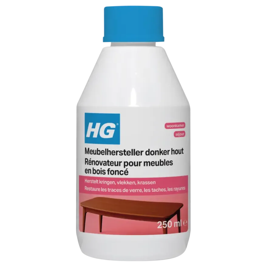HG meubelhersteller donker hout 250 ml