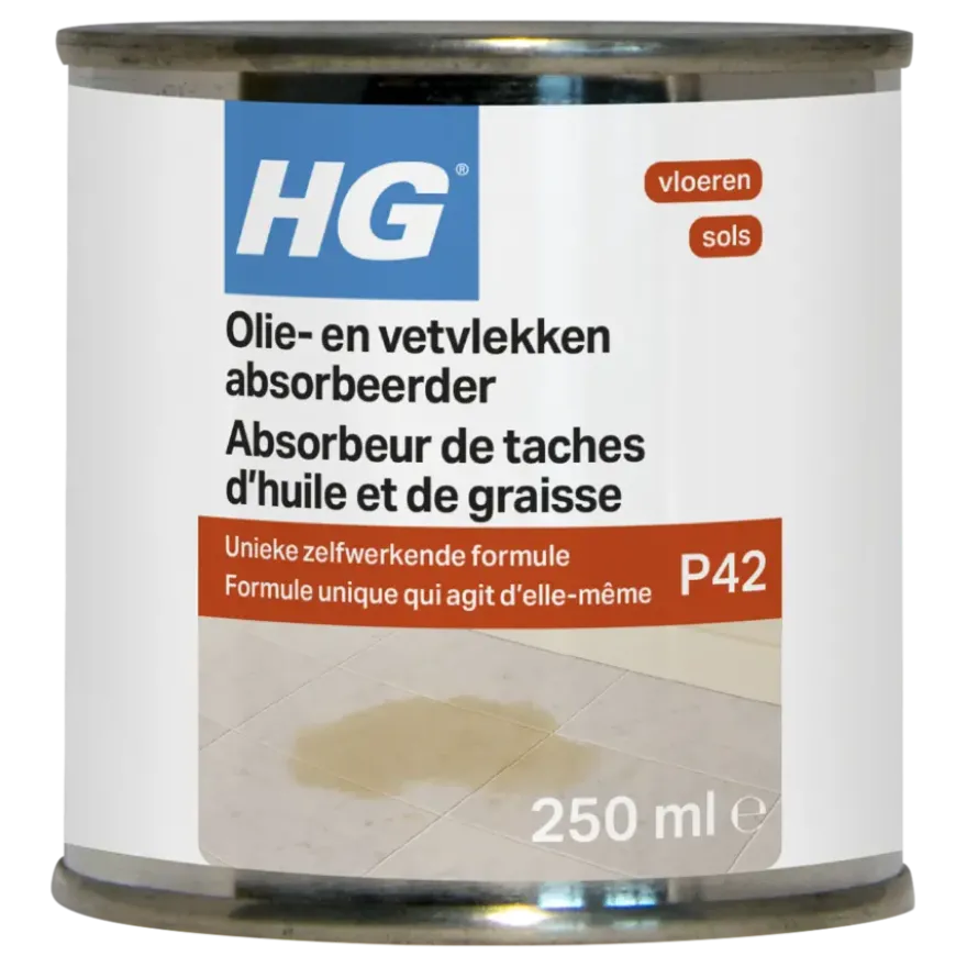 HG olie- & vetvlekken absorbeerder 250 ml