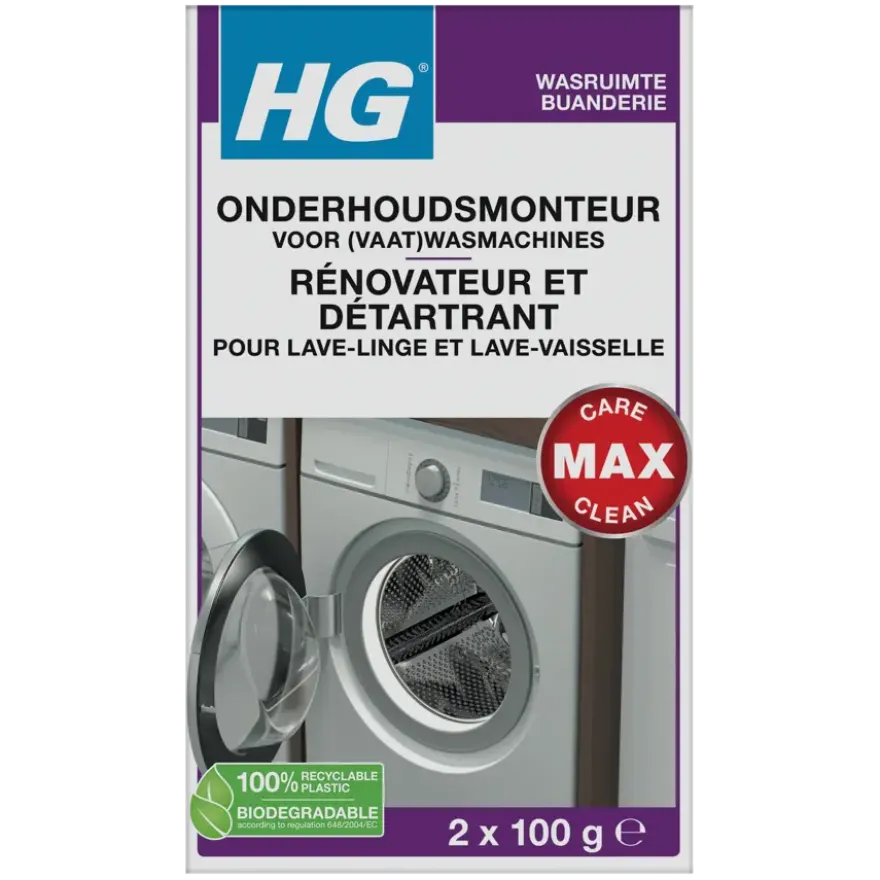 HG onderhoudsmonteur voor (vaat)wasmachines 200 ml