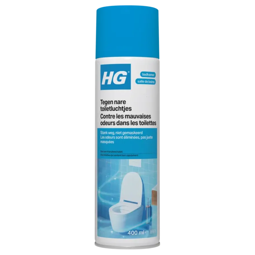 HG tegen nare toiletluchtjes 400 ml