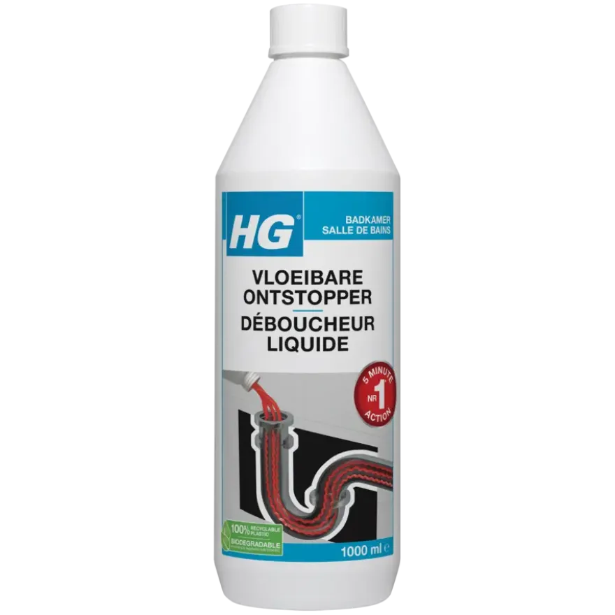 HG vloeibare ontstopper 1 liter