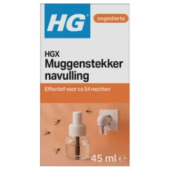 HGX muggenstekker navulling 45 ml