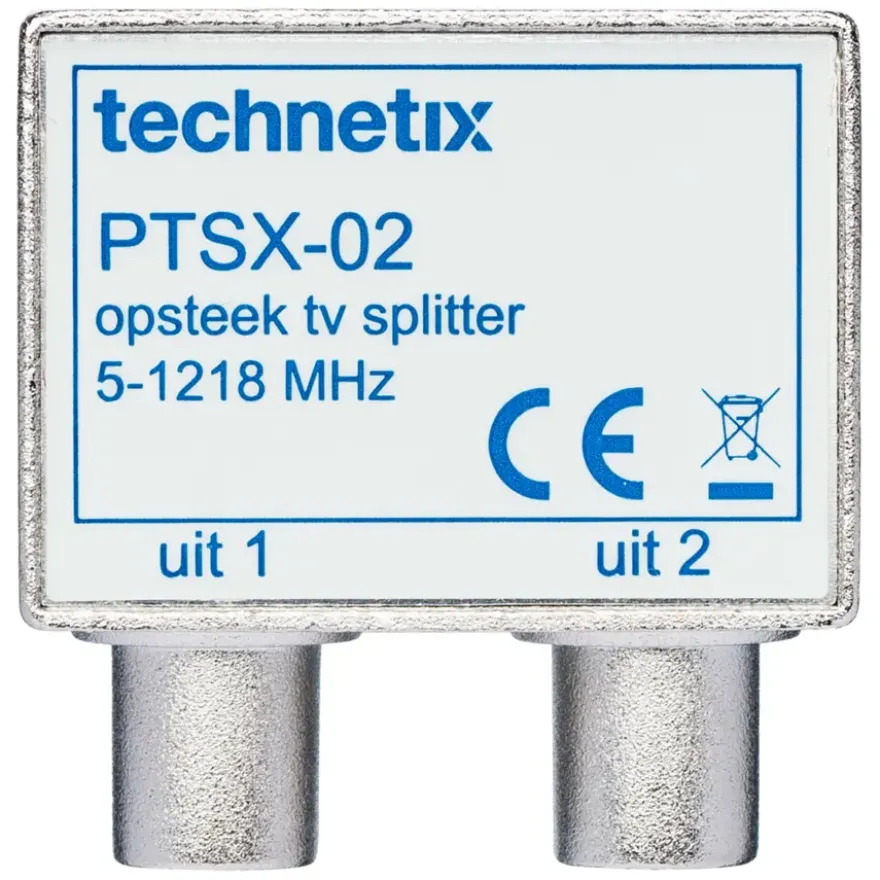 Hirschman coax splitter push on