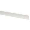 Hockeystickprofiel kunststof wit 8x21 mm lengte 260 cm