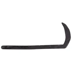 Hockeystickprofiel kunststof zwart 8x21 mm lengte 260 cm