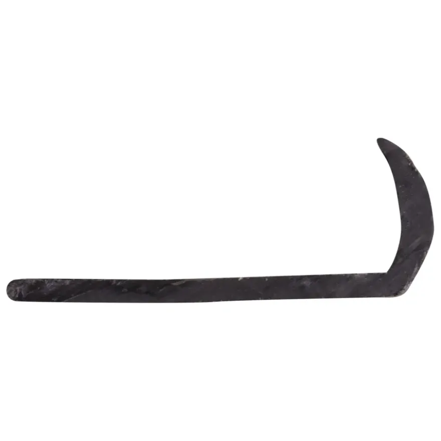 Hockeystickprofiel kunststof zwart 8x21 mm lengte 260 cm