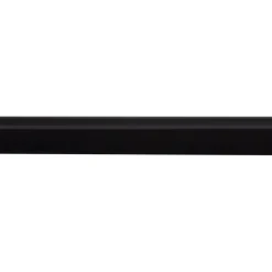 Hockeystickprofiel kunststof zwart 8x21 mm lengte 260 cm