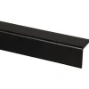 Hoeklat grenen gelakt zwart 34x34mm 270cm