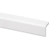 Hoeklat grenen wit gelakt 27x27mm 270cm