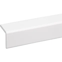 Hoeklat grenen wit gelakt 34x34mm 270cm