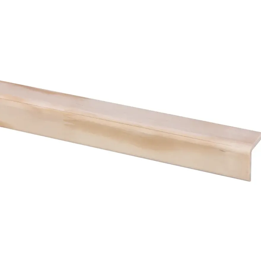Hoeklat grenen 27x27 mm lengte 270 cm