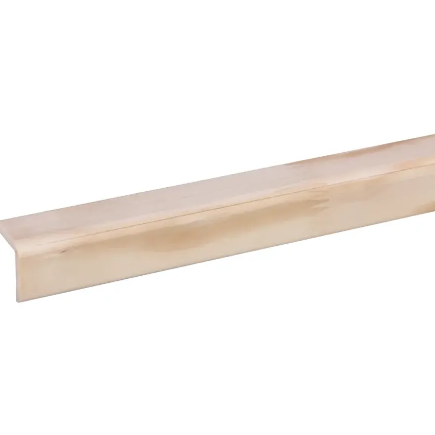 Hoeklat grenen 27x27 mm lengte 270 cm