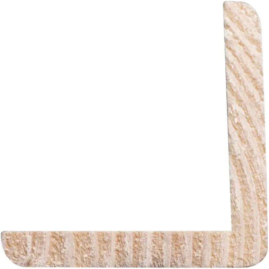 Hoeklat grenen 44x44 mm lengte 270 cm gegrond