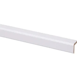 Hoeklat MDF 20x20 mm lengte 260 cm gegrond