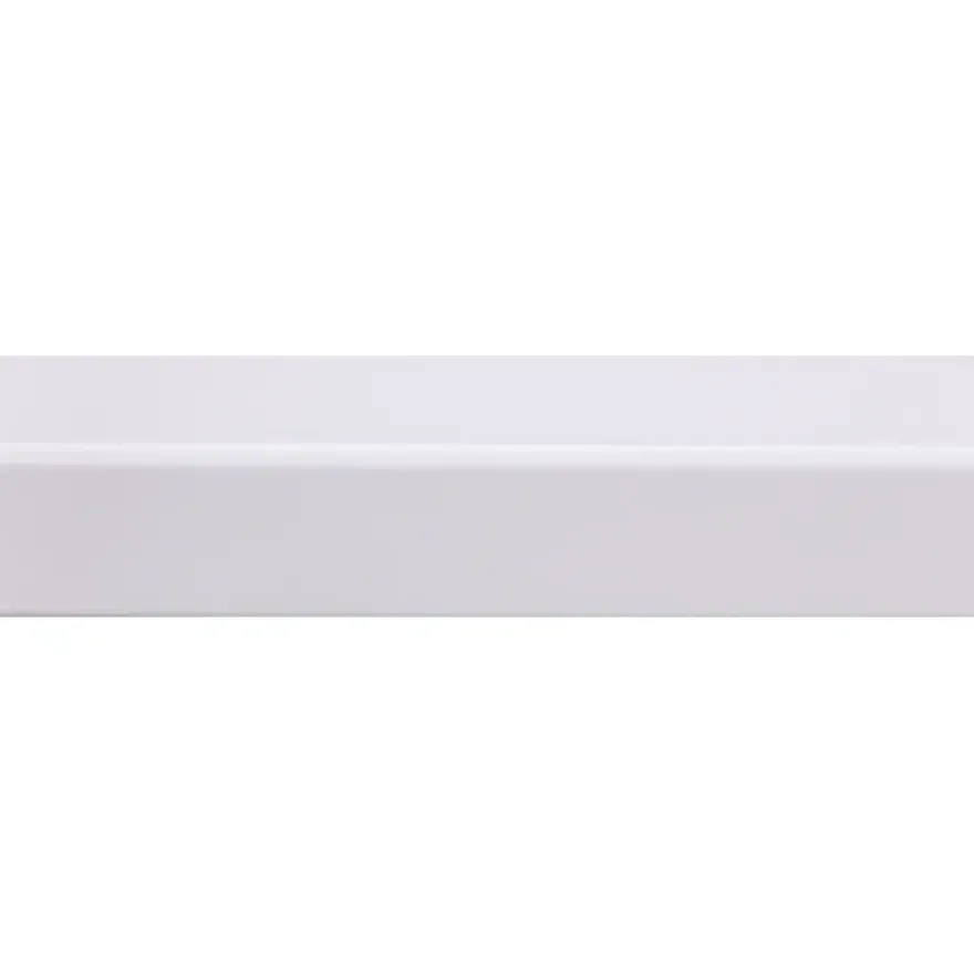 Hoeklat zelfklevend MDF wit folie 33x33 mm 260 cm