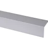 Hoekprofiel kunststof RVS look zelfklevend 40x40mm 260cm