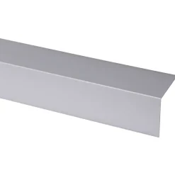 Hoekprofiel kunststof RVS look zelfklevend 40x40mm 260cm