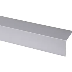 Hoekprofiel kunststof RVS look zelfklevend 40x40mm 260cm