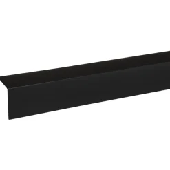 Hoekprofiel kunststof zwart 50x50mm 260 cm