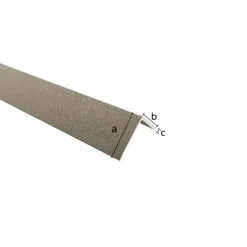 Hoekprofiel aluminium beton 10x10x1x1000mm