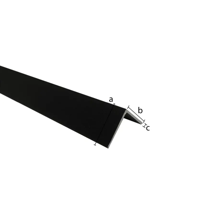 Hoekprofiel aluminium smoke 10x10x1x1000mm