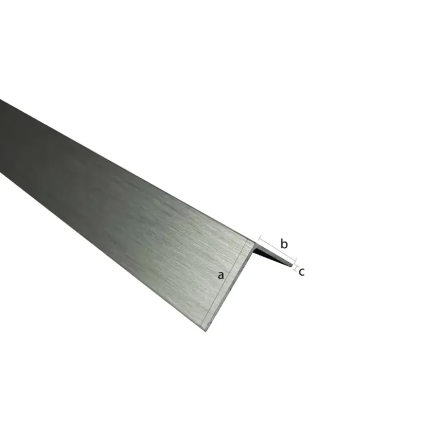 Hoekprofiel aluminium titanium 30x30x1x1000mm