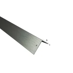Hoekprofiel aluminium titanium 25x25x1x1000mm