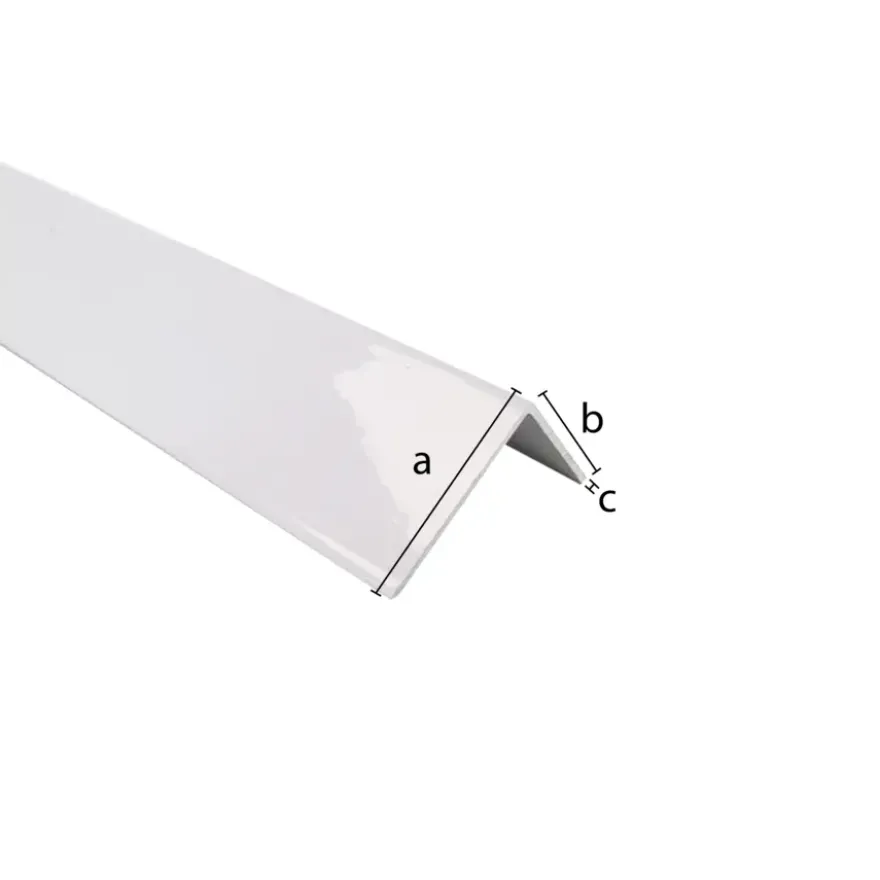 Hoekprofiel aluminium wit 25x25x1x1000mm