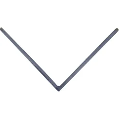 Hoekprofiel antraciet 20x20mm 260cm zelfklevend