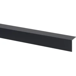 Hoekprofiel kunststof antraciet 30x30 mm 260 cm