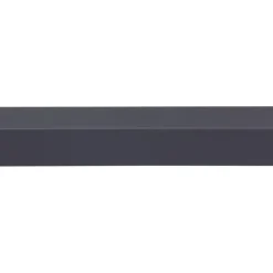 Hoekprofiel kunststof antraciet 20x20 mm 260 cm