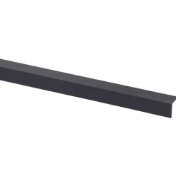 Hoekprofiel kunststof antraciet 15x15 mm 260 cm