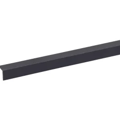 Hoekprofiel kunststof antraciet 15x15 mm 260 cm