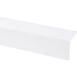 Hoekprofiel kunststof wit 50x50 mm 260 cm