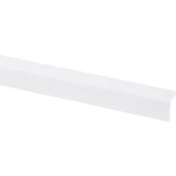Hoekprofiel kunststof wit 20x20 mm 260 cm