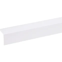 Hoekprofiel kunststof wit 30x30 mm 260 cm