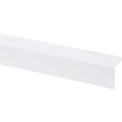 Hoekprofiel kunststof wit 30x30 mm 260 cm