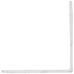 Hoekprofiel kunststof wit 30x30 mm 260 cm