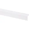 Hoekprofiel kunststof wit 25x25 mm 260 cm