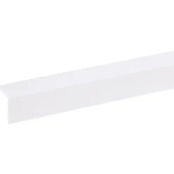 Hoekprofiel kunststof wit 25x25 mm 260 cm