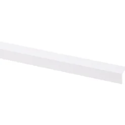 Hoekprofiel kunststof wit 15x15 mm 260 cm