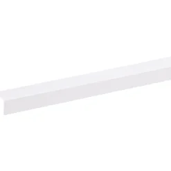 Hoekprofiel kunststof wit 15x15 mm 260 cm