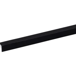 Hoekprofiel kunststof zwart 15x15 mm 260 cm