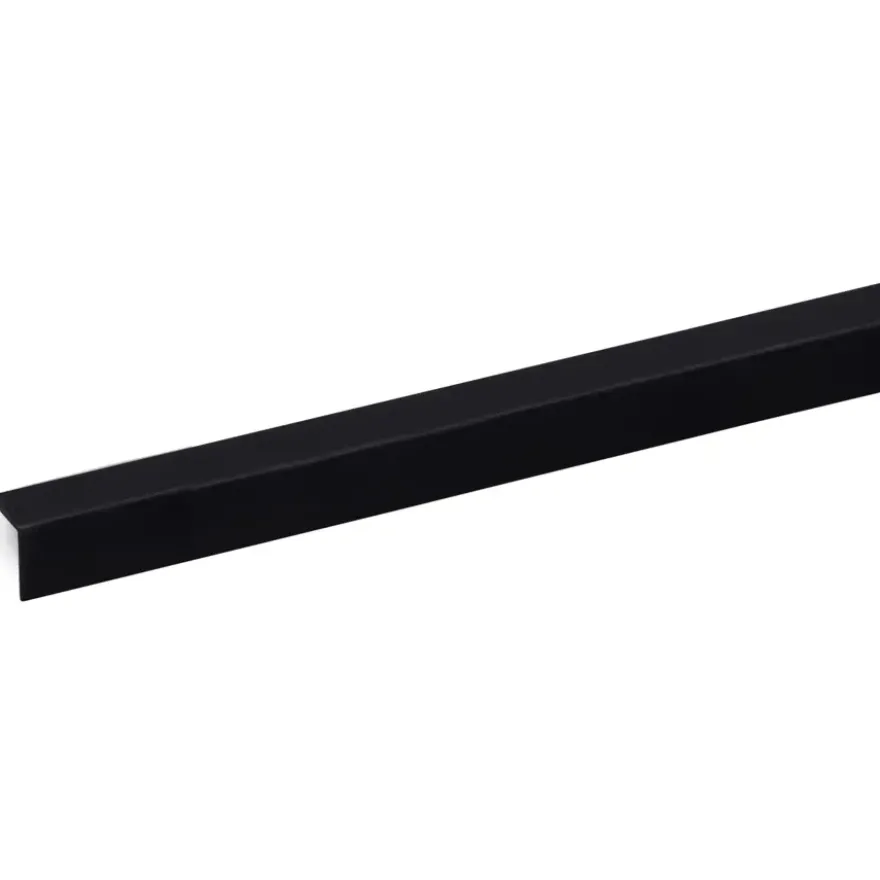 Hoekprofiel kunststof zwart 15x15 mm 260 cm